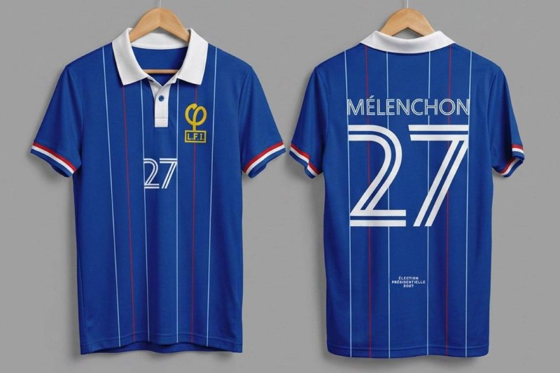 Allez les Bleus, Allez la Gauche: Mélenchon’s France shirt is a masterstroke