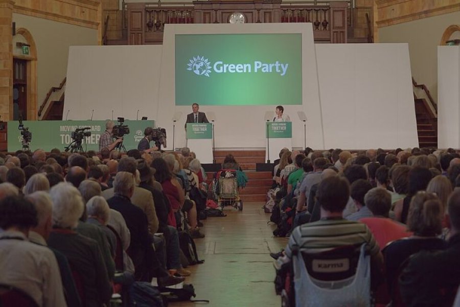 The Greens’ autumn conference ten years ago in 2016. This year’s event will be unrecognisable in comparison.